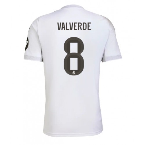 Stroje piłkarskie Real Madrid Federico Valverde #8 Koszulka Podstawowej 2025-26 Krótki Rękaw